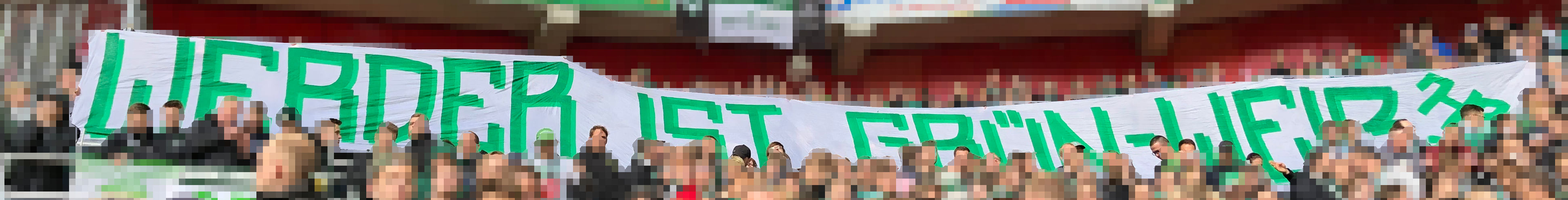 31. Spieltag F95 vs. SVW:  "Werder ist Grün-Weiß!